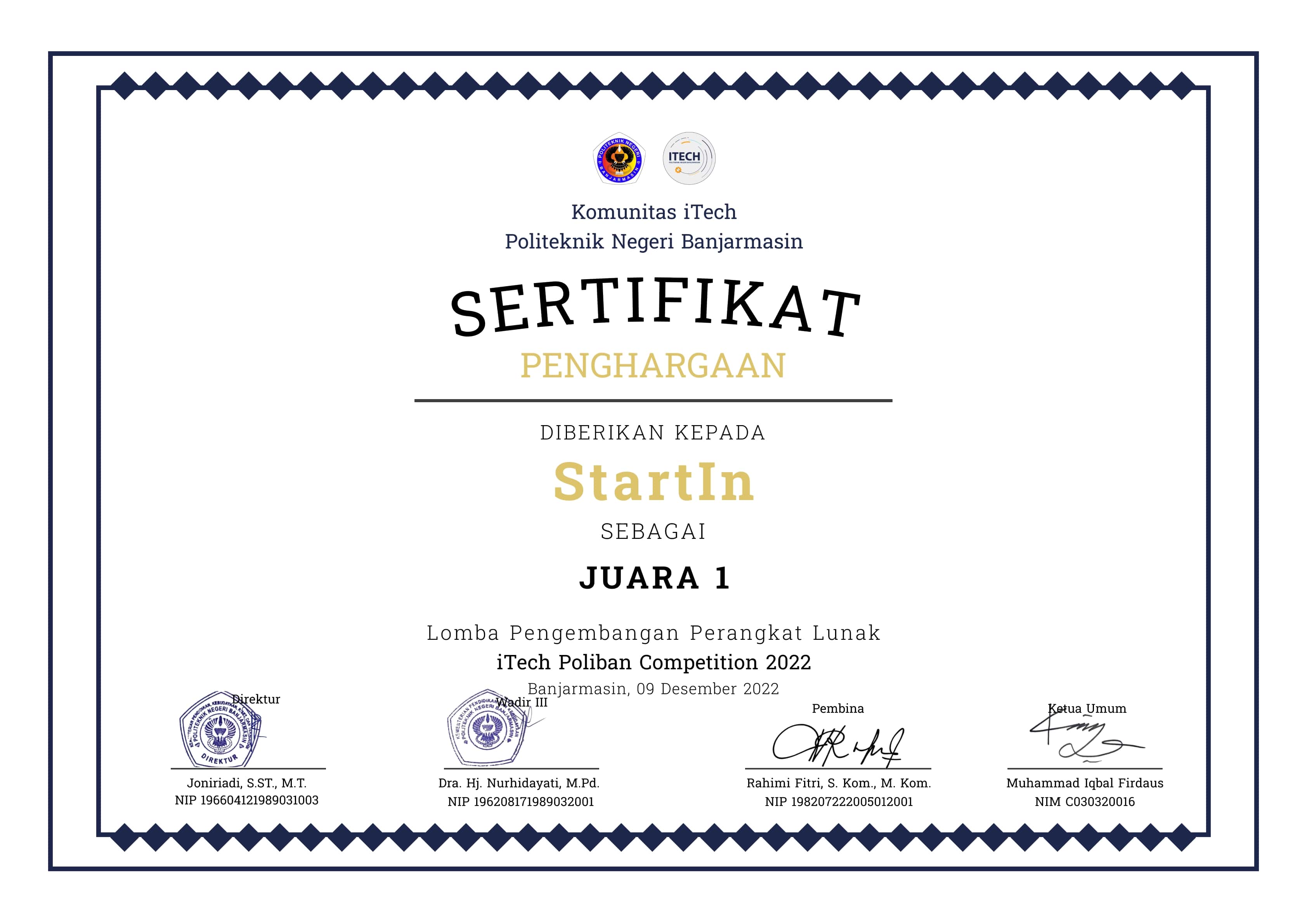 Software Development Certificate