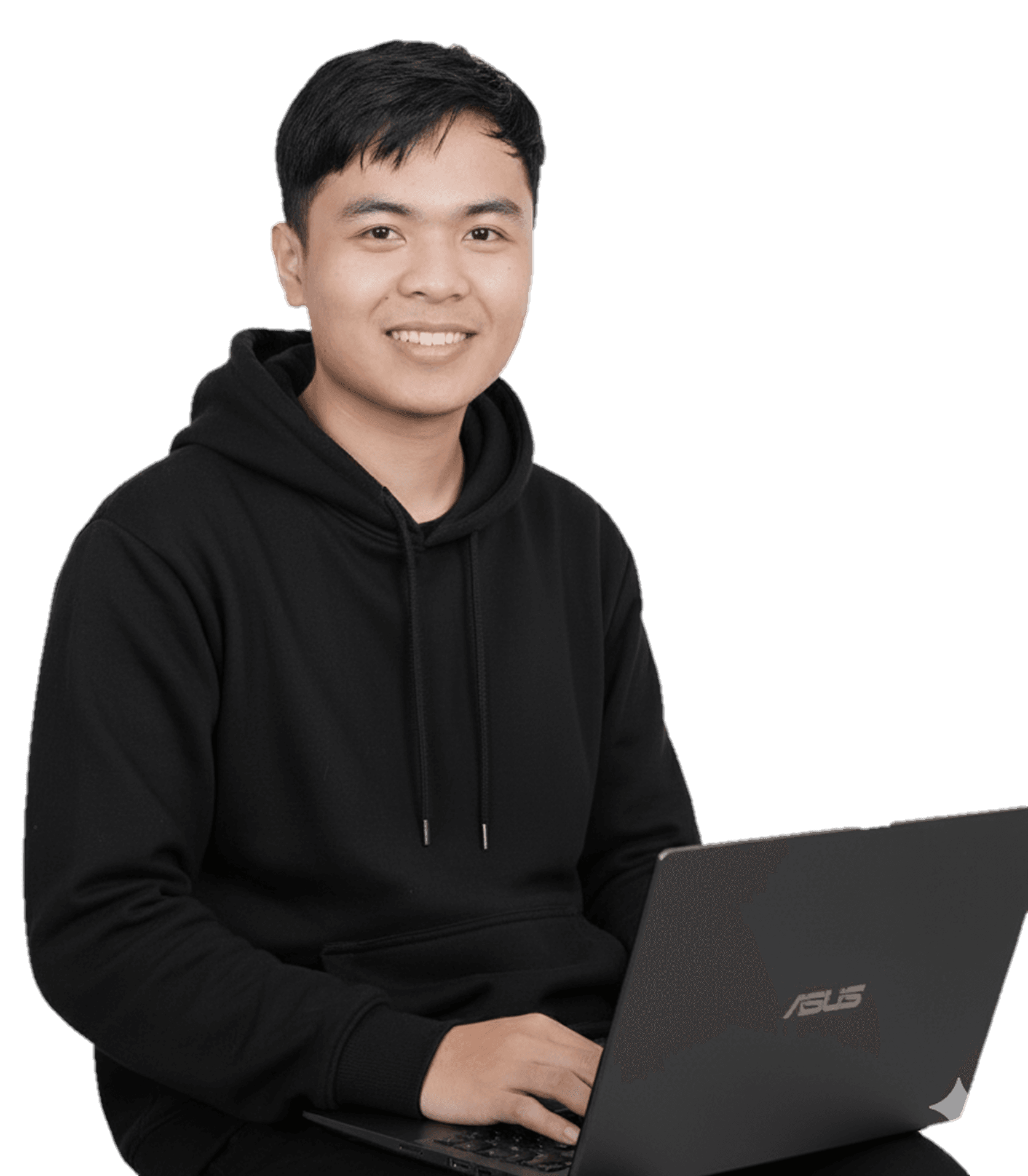 Sit Smile Guy Laptop